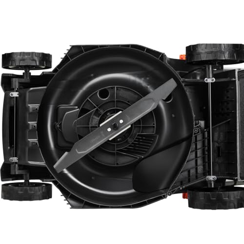 Fuxtec Akku Rasenmäher 40V (2x20V) E2RM43- Schnittbreite 43cm, Variable Schnitthöhe, Elektrorasenmäher, Kabellos (Li-Ion Akku & Ladegerät inklusive)