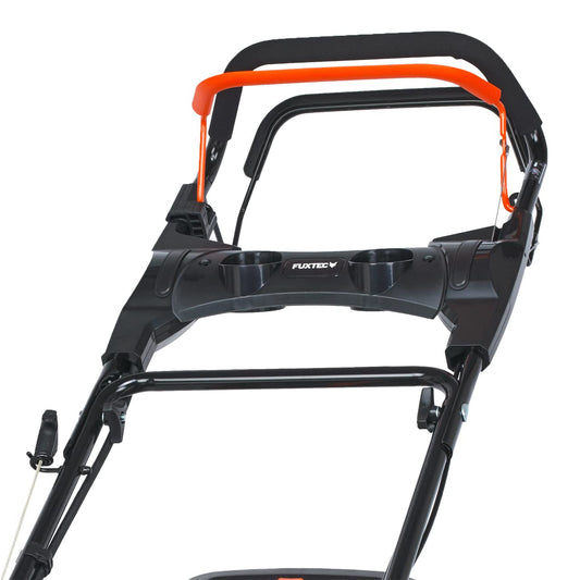 FUXTEC FX-RM5170eS Benzin-Rasenmäher – 4in1, E-Start, 51 cm Schnittbreite, 4-Takt, Hinterradantrieb, Seitenauswurf, Big Wheel, 60 L Fangkorb