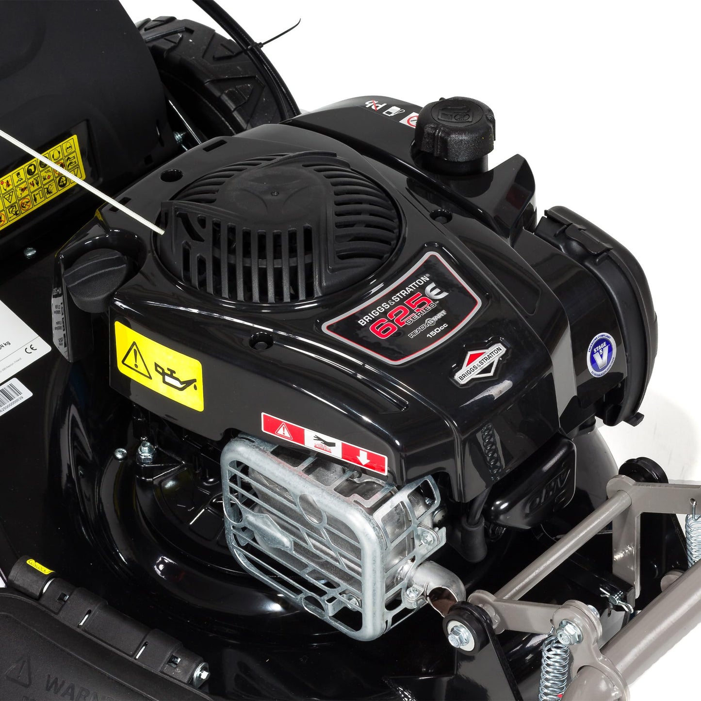 NAX 2000S Benzin-Rasenmäher – 46 cm Schnittbreite, mit Antrieb, B&S 625EXi Motor 150 cm³, ReadyStart, 60 L Fangkorb, Gehäusereinigungssystem
