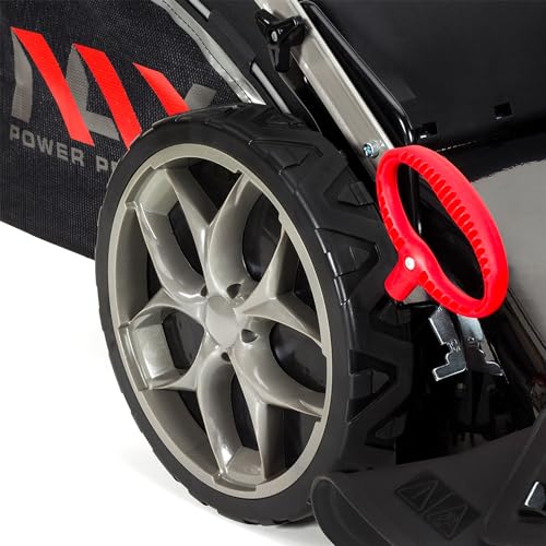 NAX 2000S Benzin-Rasenmäher – 46 cm Schnittbreite, mit Antrieb, B&S 625EXi Motor 150 cm³, ReadyStart, 60 L Fangkorb, Gehäusereinigungssystem