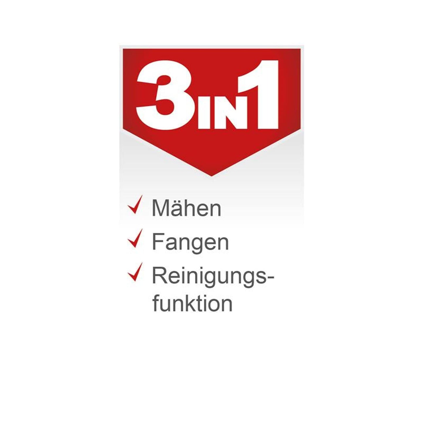 Scheppach Rasenmäher RM420 | 3in1-3,4PS | Schnittbreite 420mm | 45L Fangkorb | Schnitthöhenverstellung 25-75 mm | inkl. Motoröl