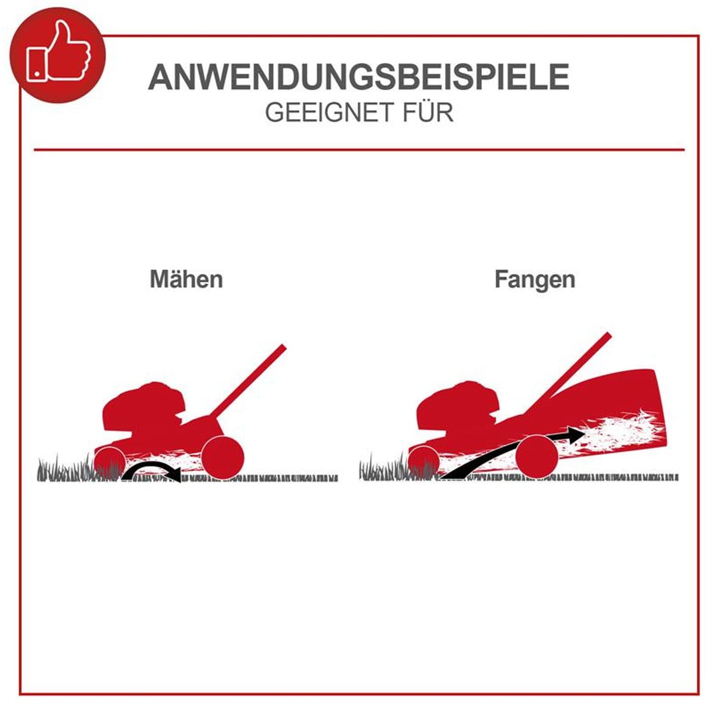 Scheppach Rasenmäher RM420 | 3in1-3,4PS | Schnittbreite 420mm | 45L Fangkorb | Schnitthöhenverstellung 25-75 mm | inkl. Motoröl