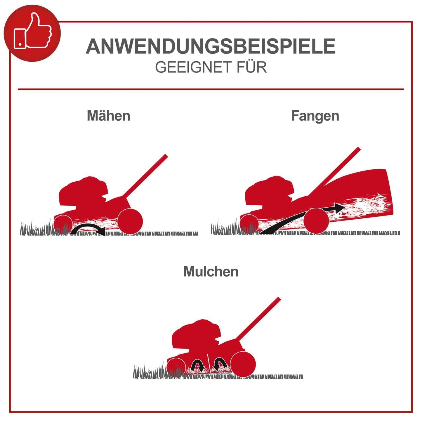 Scheppach MS161-46 Benzin-Rasenmäher – 46 cm Schnittbreite, Radantrieb, Mulch- & Seitenauswurf, 55 L Fangkorb, 7-fach Höhenverstellung, inkl. Motoröl
