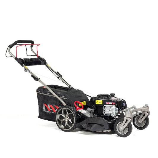 NAX 2000S Benzin-Rasenmäher – 46 cm Schnittbreite, mit Antrieb, B&S 625EXi Motor 150 cm³, ReadyStart, 60 L Fangkorb, Gehäusereinigungssystem