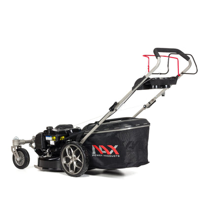 NAX 2000S Benzin-Rasenmäher – 46 cm Schnittbreite, mit Antrieb, B&S 625EXi Motor 150 cm³, ReadyStart, 60 L Fangkorb, Gehäusereinigungssystem